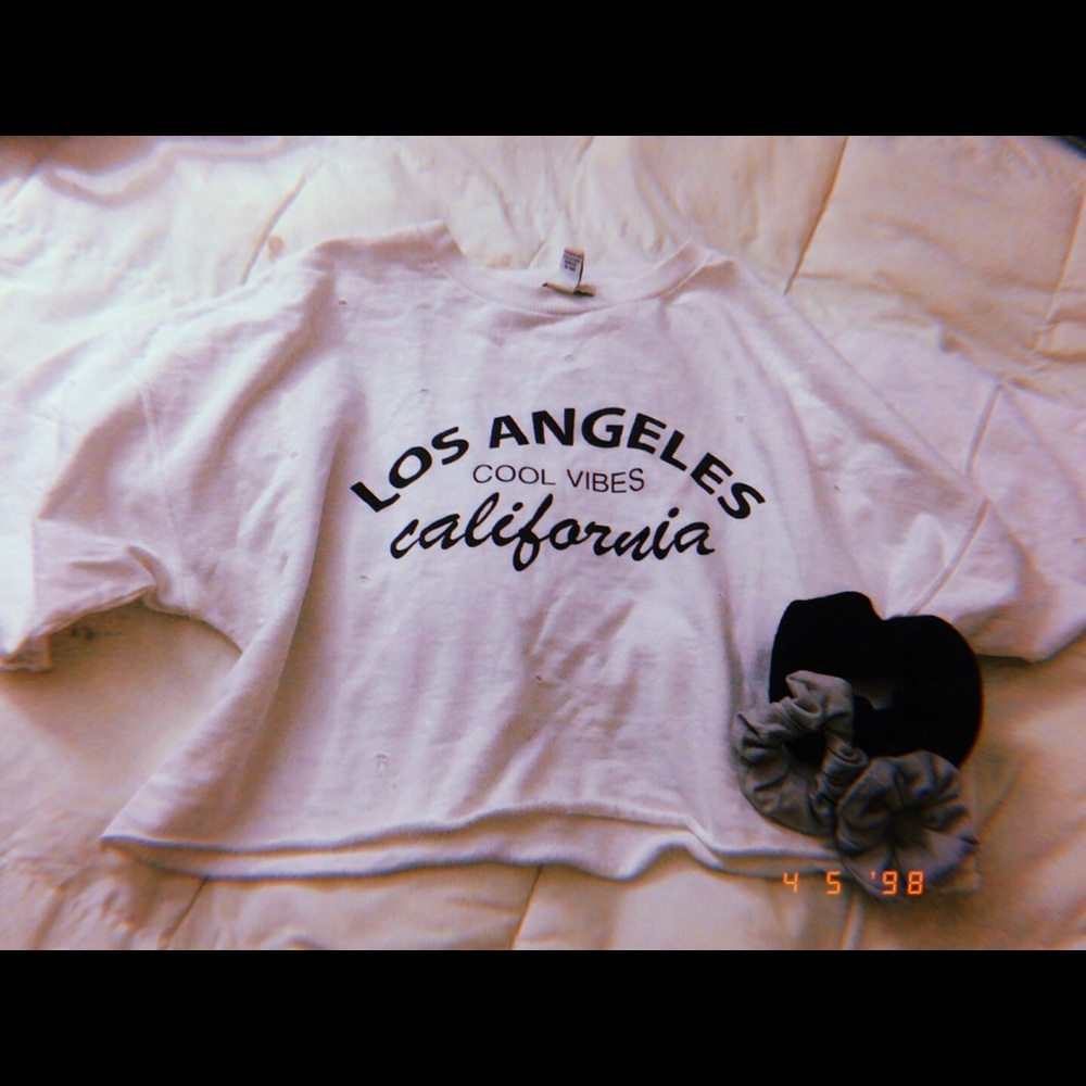 Forever 21 white crop top